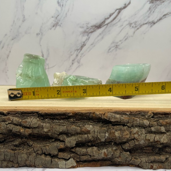 3 Piece Blue/Green Pistachio Calcite - Picture 7 of 10